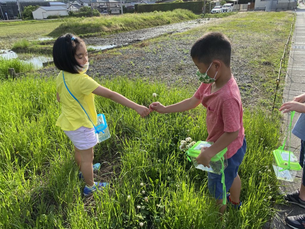 インクル英会話スクール 無料体験レッスン受付中 花冠づくり インクル子ども英会話浜松市